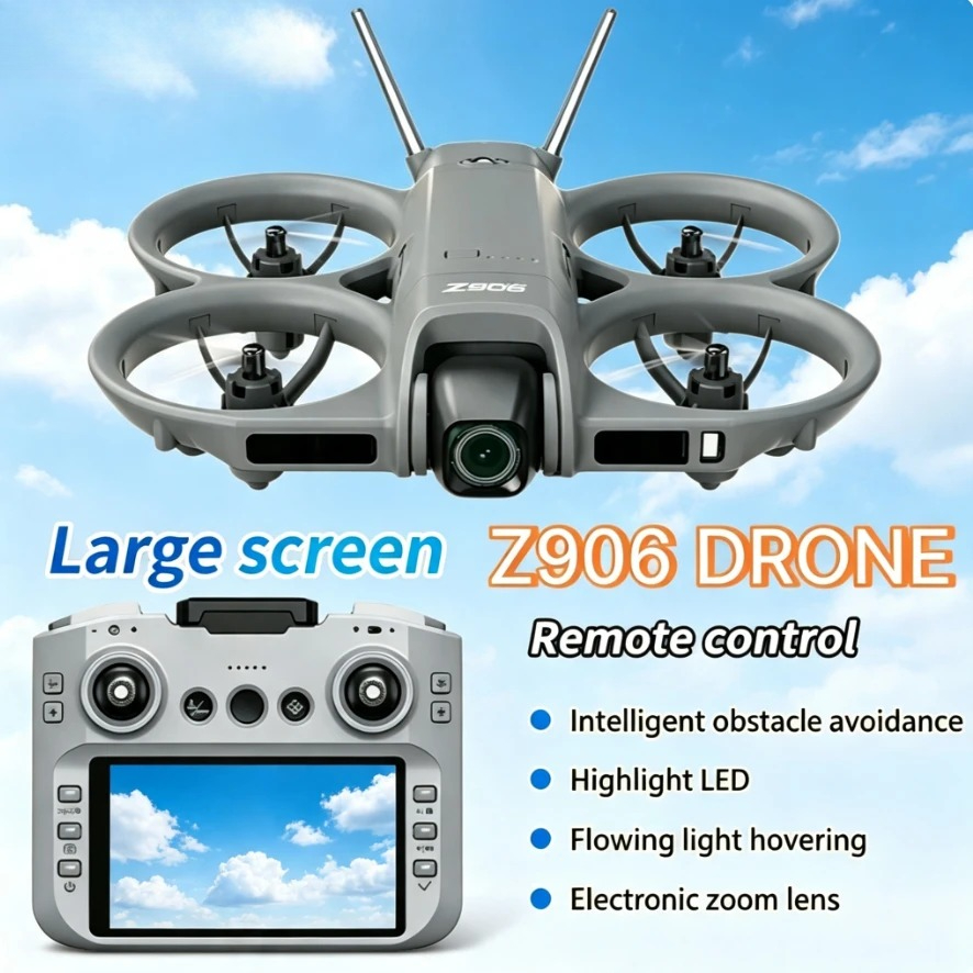 Drone Camera With Gimbal - Original Z906 GPS Foldable Drone 8K