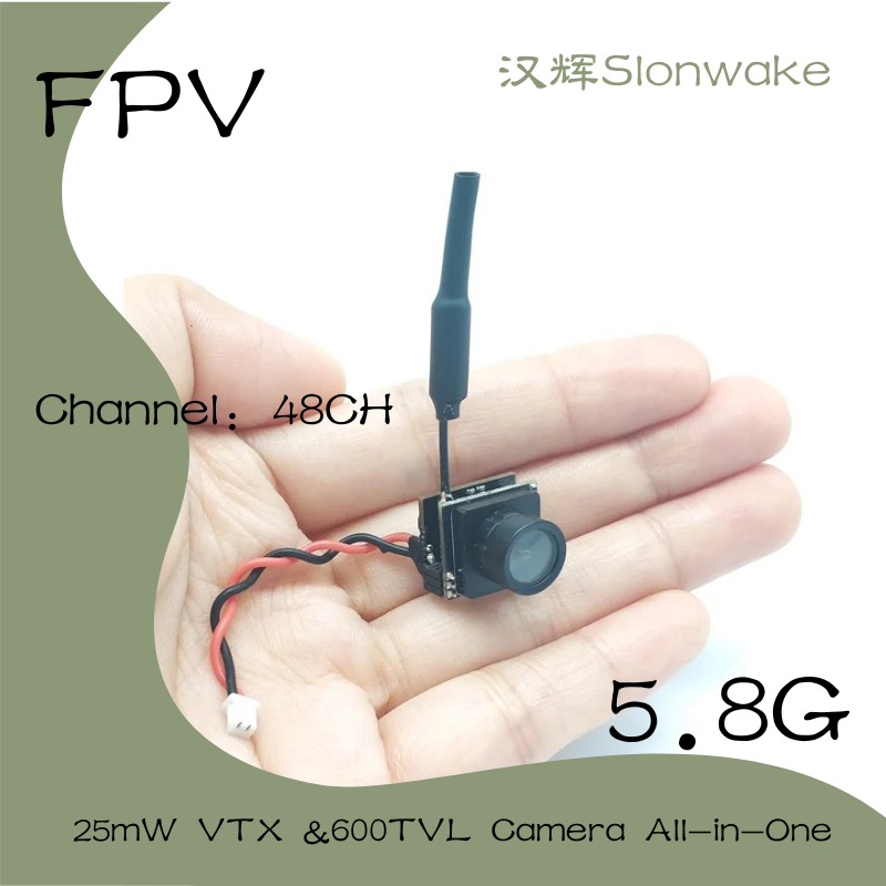 Slonwake 5.8G 48CH 25mW FPV VT - Drone Camera Wide Angle review and price