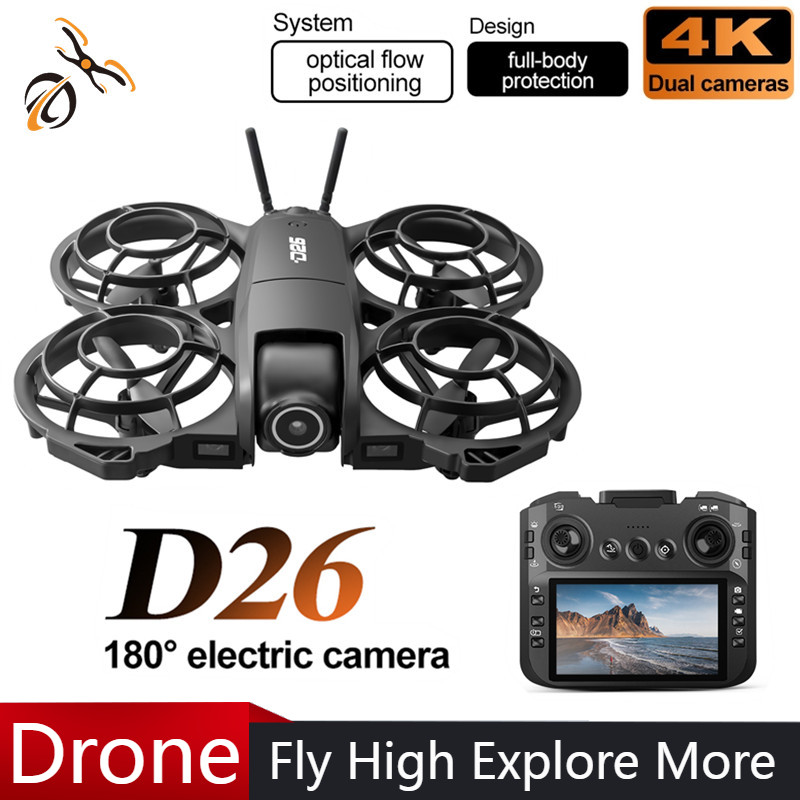 D26 Drone 4K Aerial HD 180° Ca - Drone Camera Lens review and price